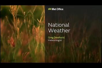Sunday's weather