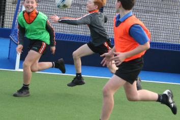 Pupils from Ballycastle & Coleraine schools enjoy the ‘Different Ball, Same Goal’ sports programme