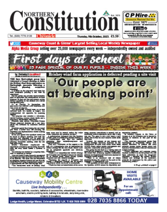 Your favourite local newspaper is now in the shops!